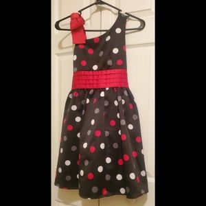 Pretty Polka Dot Girls Dress Size12